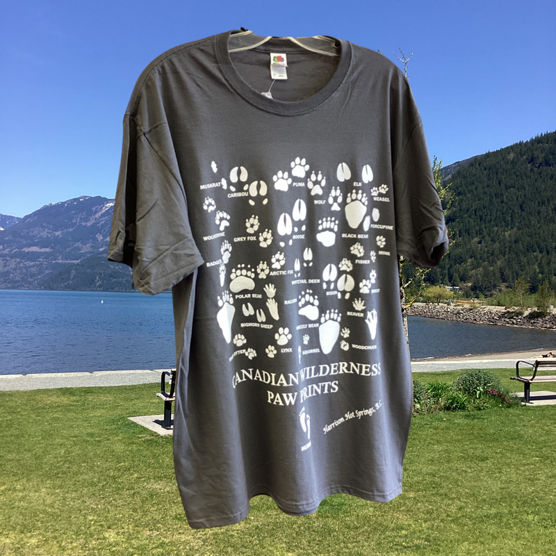 Canadian Wilderness Paw Prints Shirts