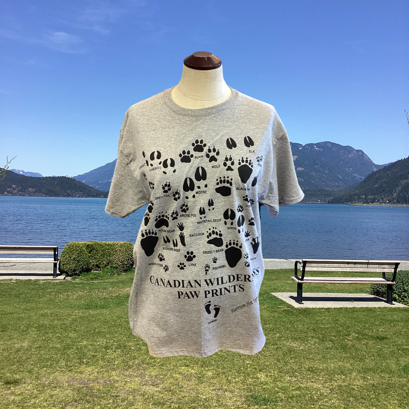 Canadian Wilderness Paw Prints Shirts