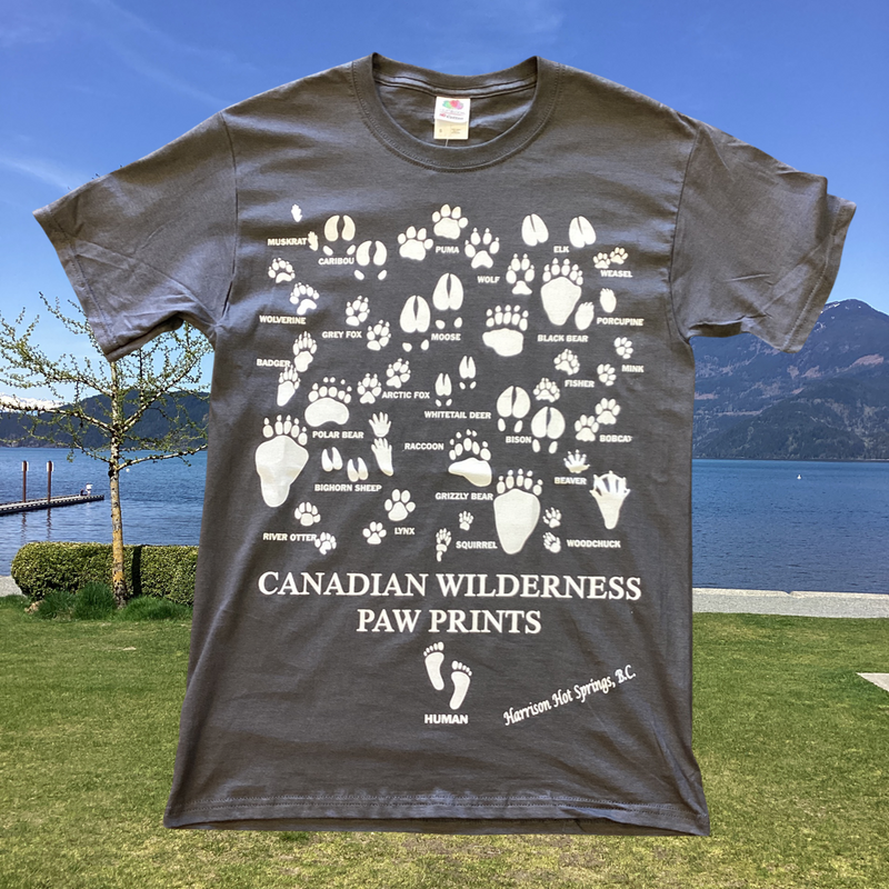 Canadian Wilderness Paw Prints Shirts