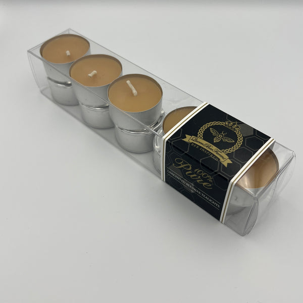 Pure Beeswax Tealight Candles