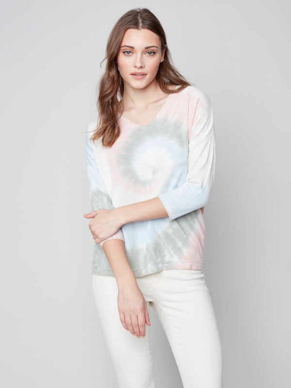 Jersey Long Sleeve Top- Celadon