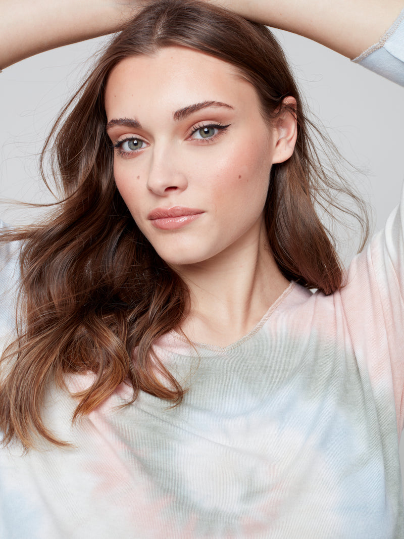 Jersey Long Sleeve Top- Celadon