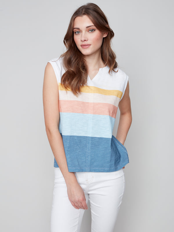 Cap Sleeve Knit Top