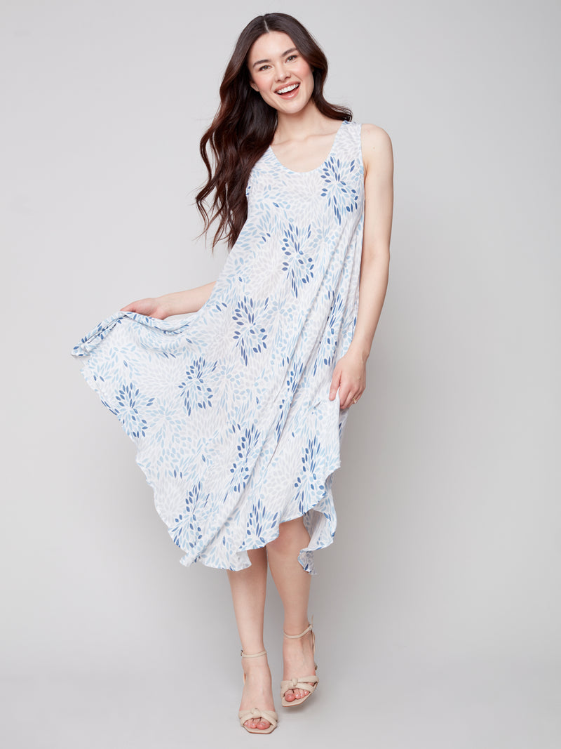 Printed Sleeveless Dress