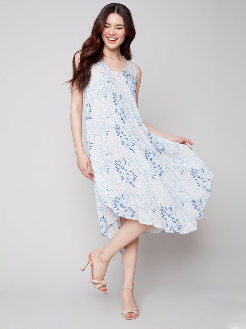 Printed Sleeveless Dress