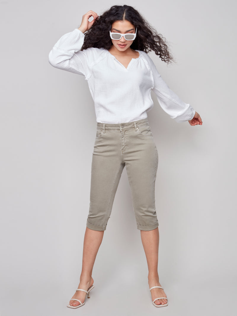 Petal Pusher Pants- Celadon