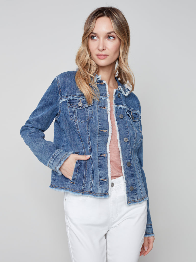 Stretch Denim Jacket