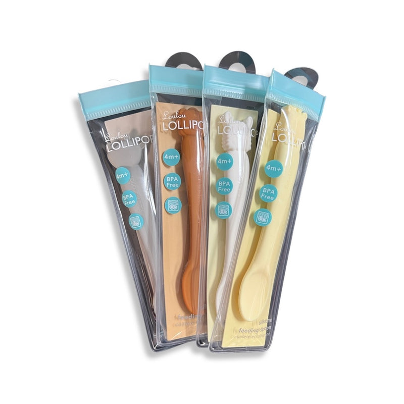 LouLou Lollipop- Born to be Wild Silicone Feeding Spoon