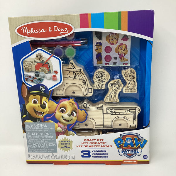 Melissa & Doug PAW Patrol Wooden Vehicle Craft Kit