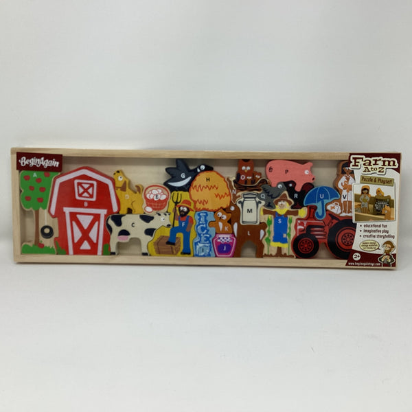 Farm A to Z Puzzle & Playset