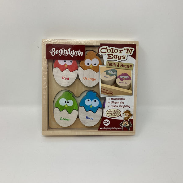 Color N Eggs Bilingual Puzzle Set
