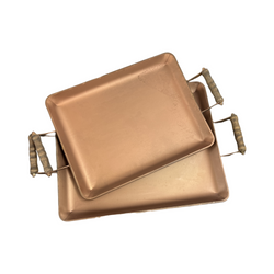Bronze Tray Set