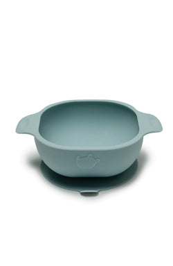 loulou lollipop silicone suction bowl in blue