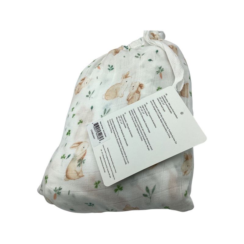 LouLou Lollipop- Fitted Crib Sheet Bunny Meadow