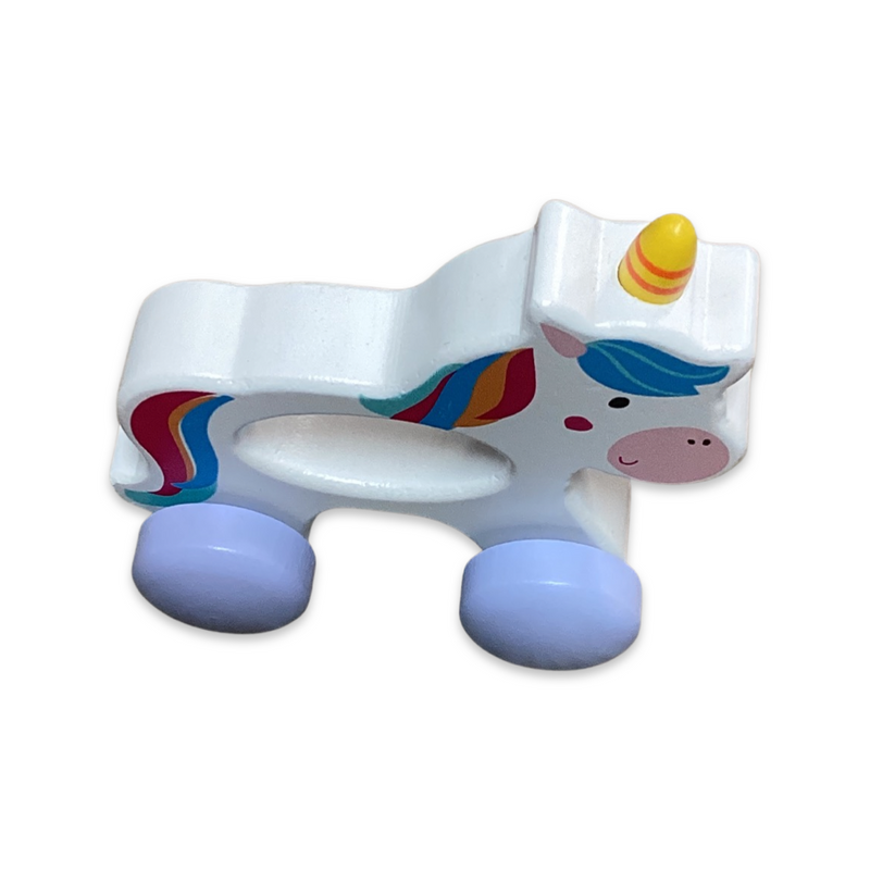 Unicorn Wooden Push Toy