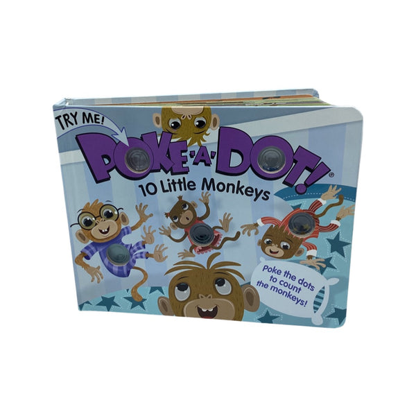 Poke-a-dot book 10 little monkeys