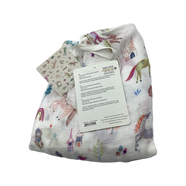 LouLou Lollipop- Fitted Crib Sheet Unicorn Dream