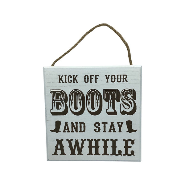 Hanging Country fun signs