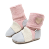 Nooks- Felted Wool Booties “Snowberry”