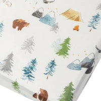LouLou Lollipop- Fitted Crib Sheet Adventure Begins