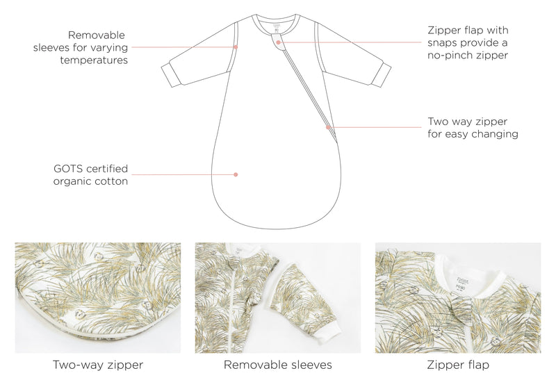 Nest Designs Sleep Bag- Seagulls and Sea Grass