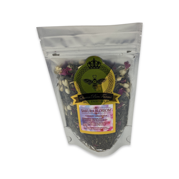 Queen Bee Farms Loose Leaf Tea- Green Tea Blends