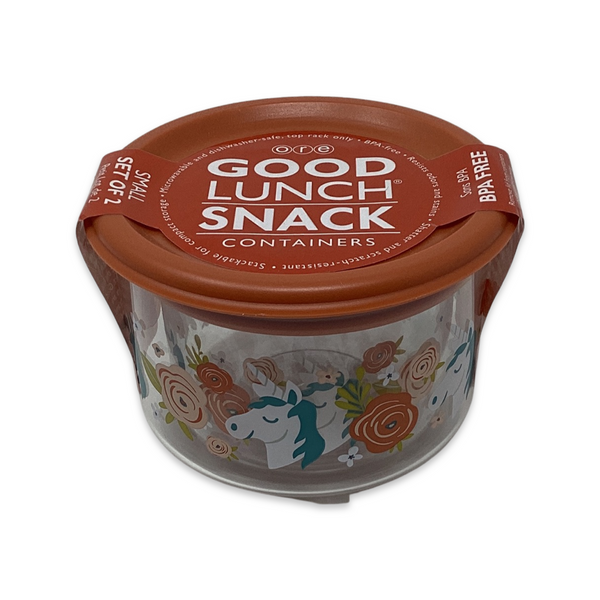 The Good Lunch® Snack Containers- Unicorn- Small