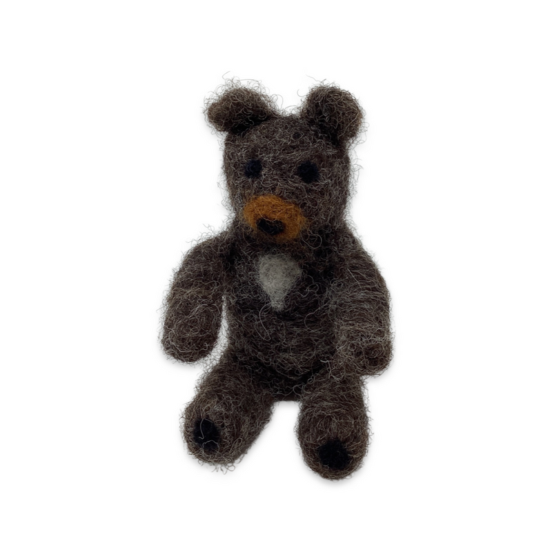 Felting kit- Brown Bear