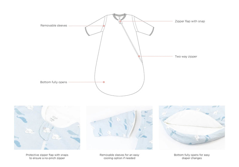 Nest Designs Sleep Bag- Beluga Boogie