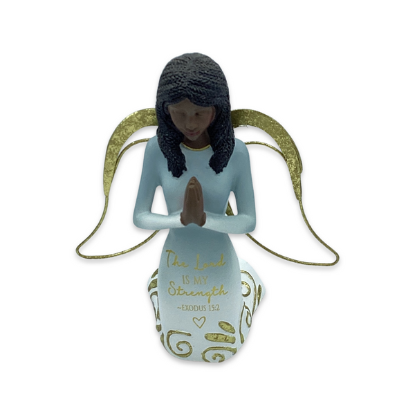 Angel Kneeling- The Lord Is My Strength