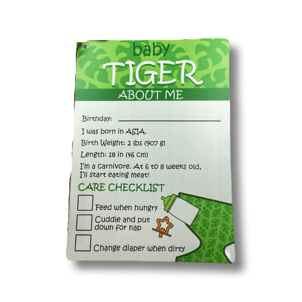 Snuggle and Care- Baby Tiger