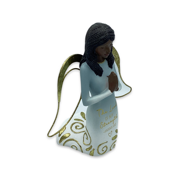 Angel Kneeling- The Lord Is My Strength
