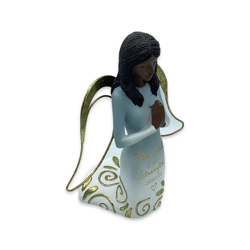 Angel Kneeling- The Lord Is My Strength