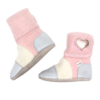 Nooks- Felted Wool Booties “Snowberry”