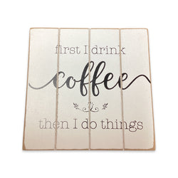 Wood Block- Coffee
