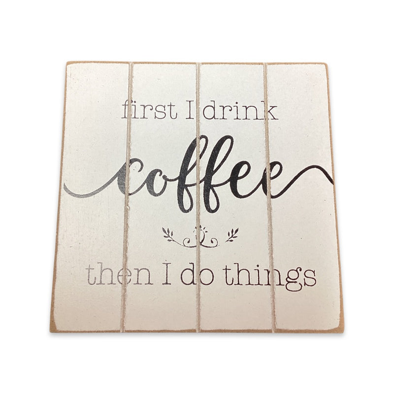 Wood Block- Coffee
