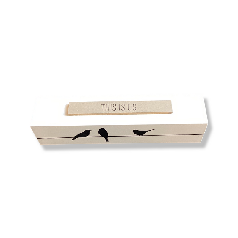 Family of Birds- Wood Block Signs