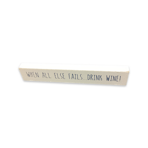Mini Wood Block- Wine