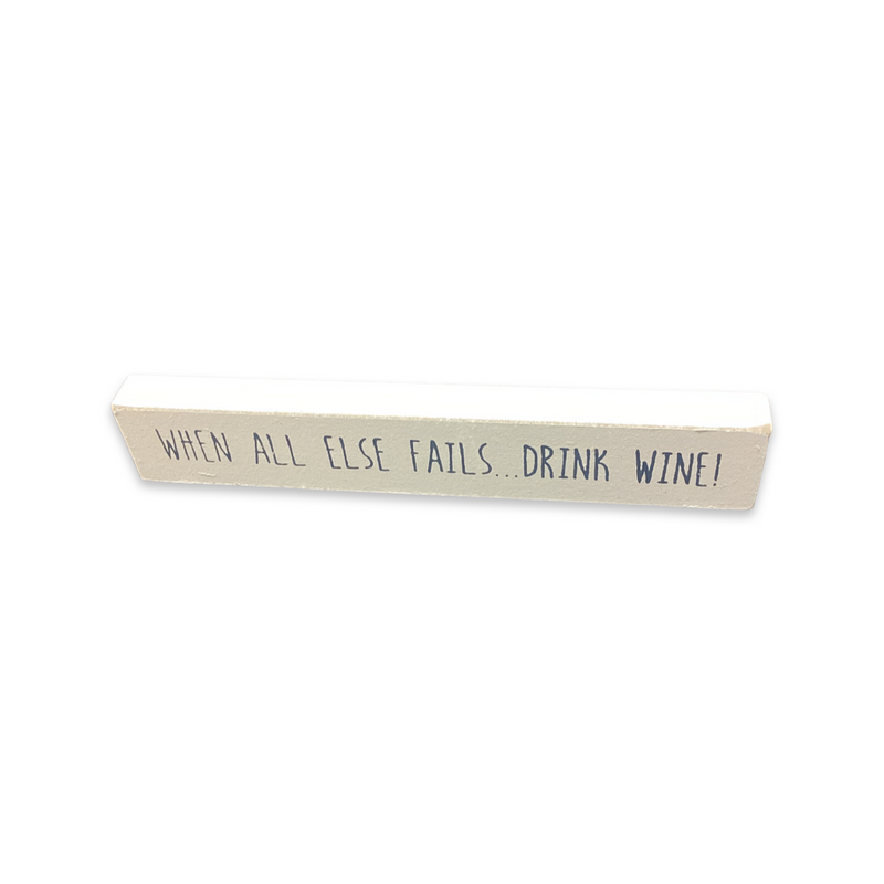 Mini Wood Block- Wine