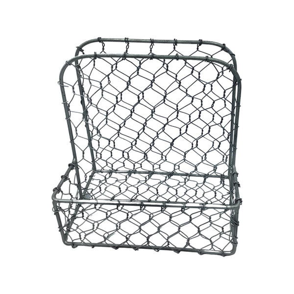 Chicken Wire Napkin Basket