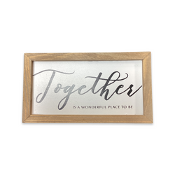 Block Sign- Together