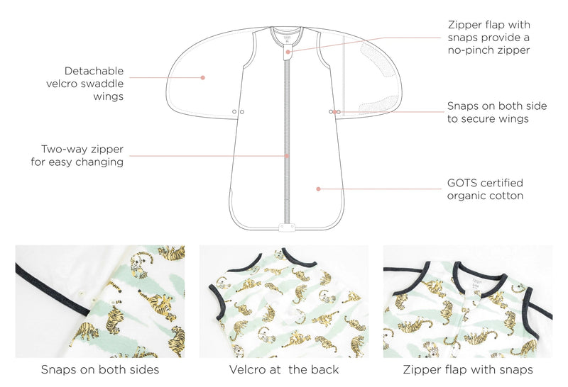 Nest Designs Swaddle Sleep Bag- The Happy Hermit
