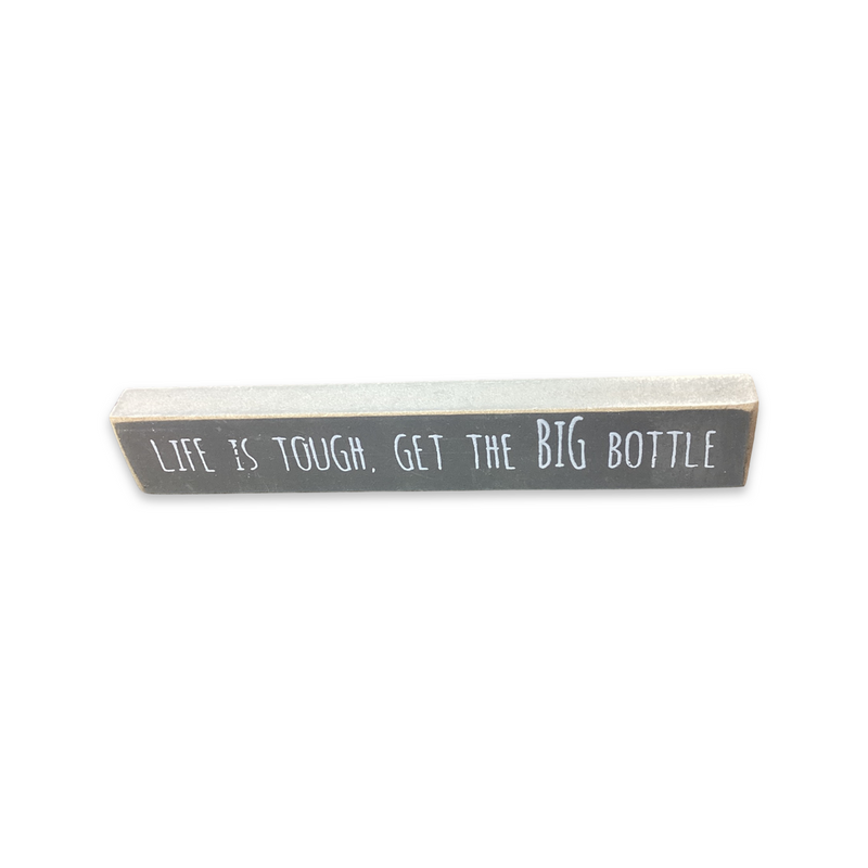 Mini Wood Block- Wine