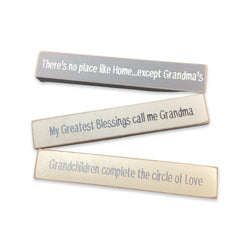 Mini Wood Block-Grandma