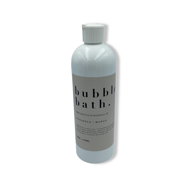 Pineapple mango bubble bath from whitetail collections