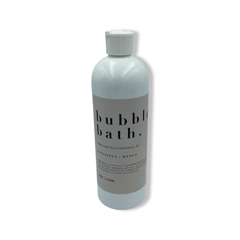 Pineapple mango bubble bath from whitetail collections